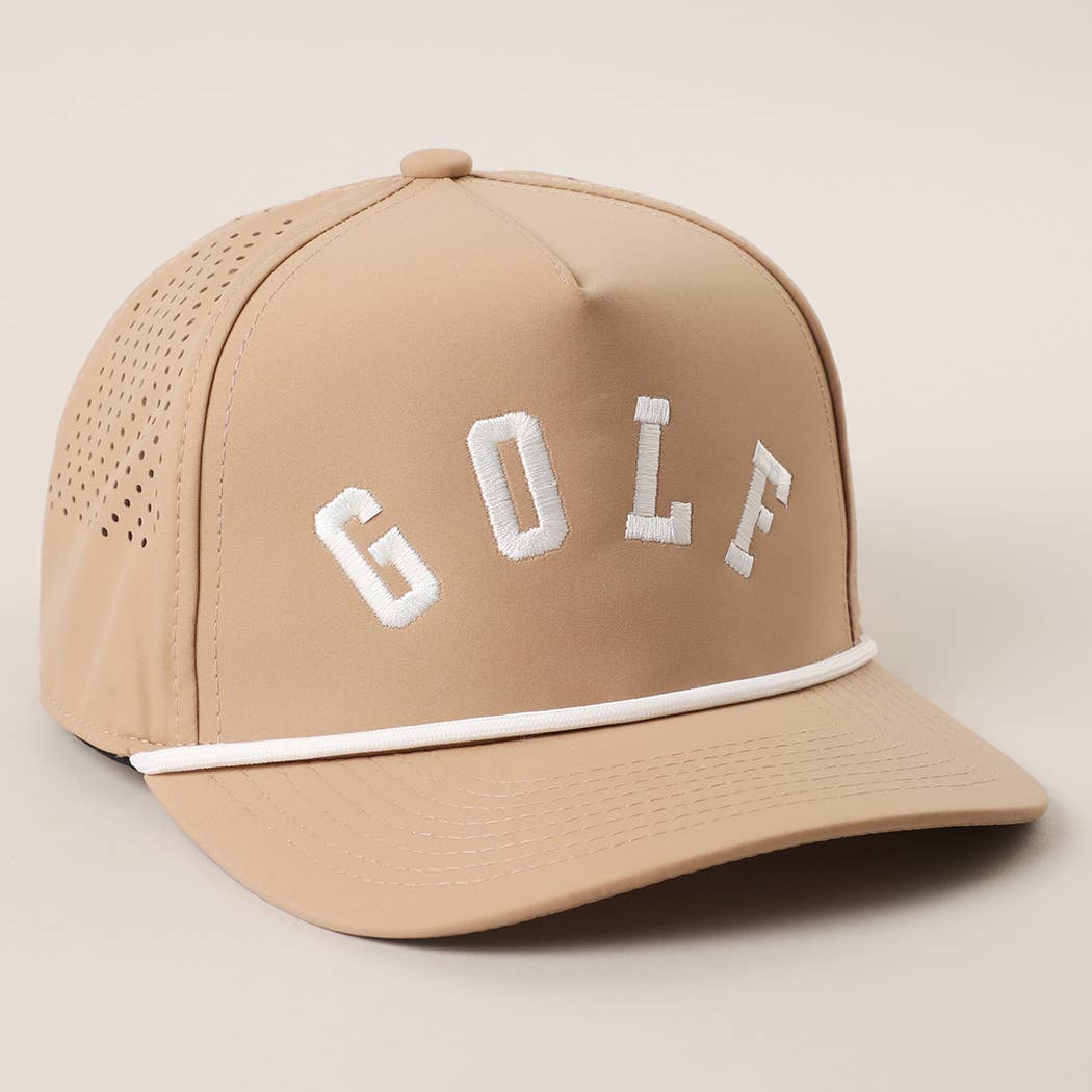 GOLF Solid Color Premium Materials Trucker Hat