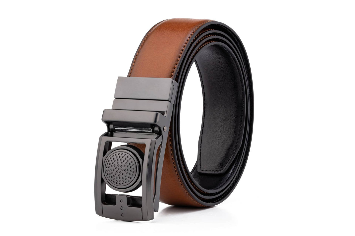 Golf belt with marker