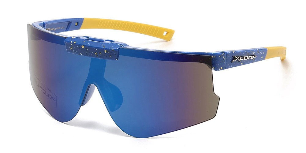 X-Loop Flip Up Shield Sunglasses