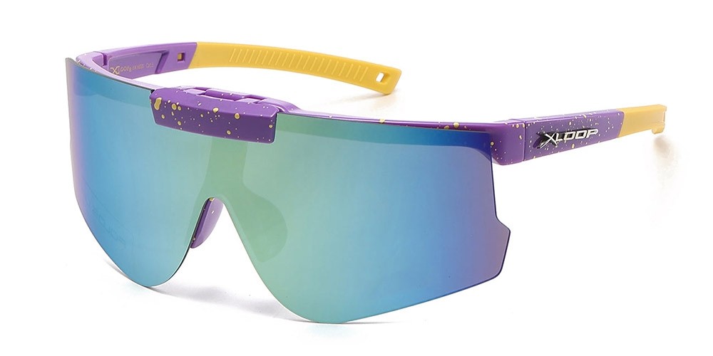 X-Loop Flip Up Shield Sunglasses