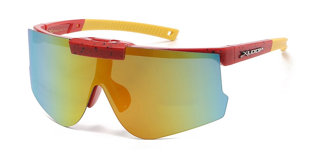 X-Loop Flip Up Shield Sunglasses