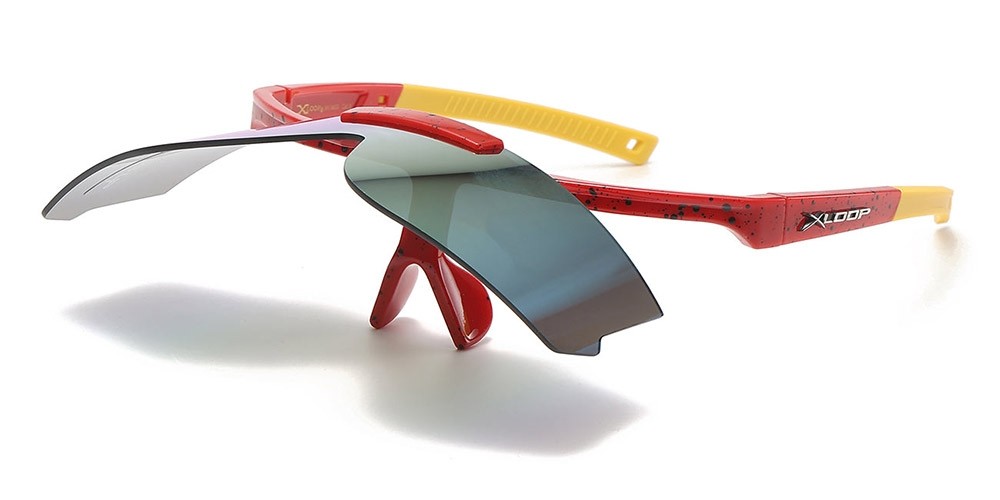 X-Loop Flip Up Shield Sunglasses