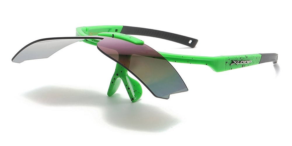 X-Loop Flip Up Shield Sunglasses